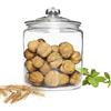 Sendez Barattolo in vetro da 4 l con coperchio, contenitore in vetro, per caramelle, biscotti, conserve