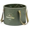 Naturehike Secchio d'Acqua Pieghevole 20L, Secchio Pieghevole Portatile Contenitore per Acqua per Campeggio Viaggi Escursionismo Giardino Pesca (Verde 20L)