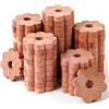 Adiwo anelli in legno di cedro, protezione antitarme naturale in legno di cedro, protezione antitarme nell'armadio, bustine profumate antitarme per guardaroba, senza sostanze chimiche (48 pcs)