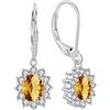 YFN Orecchini Zaffiro Argento Sterling Orecchini Pendenti Goccia Blu Pietre di Nascita Ovali Orecchini per Donne Ragazze (Novembre)