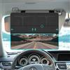 JGGDDU Estensione Visiera Parasole Polarizzata per Auto, Estensione Visiera Auto Sun Blocker, Lente PC Rimovibile Antiriflesso per Espandere Parasole per Guida Sicura, Nero