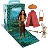 Disney Store - Bambola Disney Story per bambini, Raya (Raya e l'ultimo drago), 29 cm, completamente snodabile, con accessori, prodotto adatto dai 3 anni in su