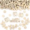 GoldRock Coriandoli in legno per compleanno, decorazione grande, 1,5-6,3 cm, 100 pezzi, uomini, donne, compleanno