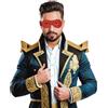 FIESTAS GUIRCA Guirca Maschera Rossa Semplice Mascherina Accessori Carnevale Travestimento