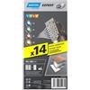 Norton - Set di dischi Expert multi-air, 93 x 185, 14 pezzi, grane assortite