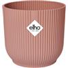 Elho Vibes Fold Round 14 - Vaso per Piante da Interno - Ø 14.1 x H 12.9 cm - Rosa/Delicate Pink