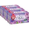 Pompadour, Infuso Fiori di Malva, 60 Filtri (3 Confezioni da 20 Filtri), Idratante, Lenitivo, Emolliente, 100% Naturale, Senza Lattosio, Glutine e Allergeni, Vegan