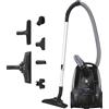 Hoover Aspirapolvere a traino con sacco Telios - Compatto, Silenzioso 69 dBA, Capacità sacco 3,5L, Leggero e con filo, Spazzola Parquet, Raggio d'azione 9,6 m, Filtro polvere EPA12 [TXLZ72HM]