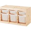Milaboo® Set di adesivi in vinile premium su misura per IKEA TROFAST (beige)