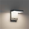 K-Bright LED Lampada da Parete Esterno con Sensore di Movimento, Lampada da parete per esterni 20W 1320lm Bianco neutro 4500K IP65 Antracite