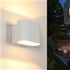 Comely Applique da Parete Esterno LED, 14W Lampade da Parete LED Moderno IP65 Impermeabile, 350° Regolabile Lampade a Muro Quadrata per Giardino Terrazza Garage, Bianco Caldo 3000K, Bianco