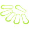PATIKIL Cerniera Tiretti Sostituzione, 15pz Estensione Cavo Maniglia Plastica Forma a U Lingua Etichetta Estensore per Bagagli Zaini, Giacche, Borse Fluorescente Verde