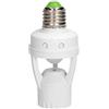 Miratic Portalampada E27 Portalampada con Interruttore Portalampada da Soffitto Attacco E27 con Sensore di Movimento Sensore Crepuscolare Regolazione Tempo