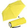 Doppler Ombrello tascabile Super Mini Fiber Compact, leggero e piccolo, giallo, 92 cm