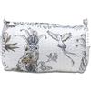 IBOAH Beauty Case Cotone Imbottito (Bianco Animali, L)