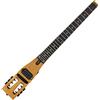 Anygig - Chitarra elettrica portatile per esercitarsi, da viaggio, 82 cm, 1,6 kg, full-scale da 65 cm, con custodia Gigbag, per destrimani, marrone opaco