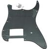 Dopro Battipenna per chitarra a 11 fori ST Strat One Humbucker, piastra antigraffio per FD Delonge nero opaco a 1 strato