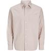 JACK & JONES JJECODY Poplin - Maglietta LS SN, Blu Medievale, L