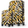 CRASH BAGGAGE Icon Set | 2 Trolley rigidi da Viaggio (S + L) Bagaglio a mano e Valigia di Design Italiano con Chiusura TSA Certificata e 4 Ruote girevoli 100% in Policarbonato Tiger Camo