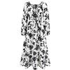 Cocila Vestiti Donna Estivi Bianco Vestitino Donna Inverno Vestito Cerimonia con Spacco Miniabito Donna Nero Taglie Forti Donna Vestiti Vestito Donna Nero Sexy (White, XXL)