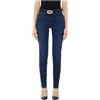 Liu Jo Jeans Bottom Up A Vita Alta Divine UF4013D4932 Blu Scuro Blu