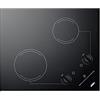 SUMMIT COLLECTION Summit CR2B121 - Piano cottura radiante a 2 fuochi, 115 V, 53,3 cm, per installazione verticale o orizzontale, con aperture da 50,8 x 40,6 cm, colore: nero