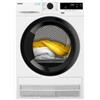 Electrolux Zanussi ZDHK286H Asciugatrice con pompa di calore di libero installazione, 8 kg, motore interno, programma antirughe, filtro EcoFlow, Display LCD, inizio differente, bianco, A+++/B