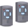 LUIRSAY 2 x Telecomando Cancello, Telecomando Porta del Garage per Hörmann Hsm4-868, Telecomando Porta del Garage 868,30 MHz 4 Canali per Hörmann HSM 2/4,HSM4-868 HSE2-868 HS4-868
