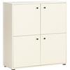 Schildmeyer Highboard Lovund 701952 - Tavola, 98 x 33 x 102 cm, colore: Crema/Beige