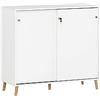 Schildmeyer Armadio scorrevole serie Rena 500 701787, bianco, 100 x 41 x 92,6 cm