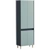 Schildmeyer Lovis 701936 - Armadietto alto, 56,9 x 33 x 170 cm, colore: Blu notte
