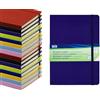 TSI 63555-IN - Taccuino A5 a quadretti, 192 pagine, colore: indaco