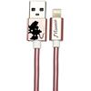 ERT GROUP Iphone Lightning CAVO USB lungo 1 m Disney MINNIE MOUSE KISSING