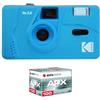 KODAK M35 - Fotocamera ricaricabile da 35 mm, obiettivo grandangolare fisso, mirino ottico, flash incorporato, batteria AAA