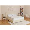 Materassimemory.eu - Materasso Matrimoniale Top Air 140x200 Alto 25 cm Detraibile con 7 zone differenziate Rivestimento Aloe Vera cuscini in omaggio traspirante anti acaro made in Italy