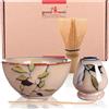 Goodwei Matcha Kit con Frusta Matcha, Ciotola Matcha e Supporto Frusta in ceramica con lo stesso design | Tazza Matcha Chawan tradizionale, 430 ml | The Matcha Set Regalo (80)