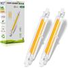 FDHVCB Lampadina LED R7S 78mm 10W Dimmerabile, 2 Unità, 3000K, 1000LM, Nessun Sfarfallio, 360° Fascio, 30000 Ore Durata, E26 Base, 220-240V AC, Equivalente a 100W Alogena