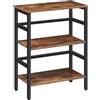 HOOBRO Scaffale a Scala, Libreria a 3 Livelli, 3 Ripiani, Scaffale Porta Album, Portaoggetti Multifunzione, Struttura Stabile in Metallo, in Soggiorno, Camera da Letto, Studio, Cucina EBF86CJ01G1