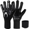 HO Soccer ESKUALO Blackout Guanti da portiere, unisex, per adulti, nero 7