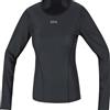 GORE WEAR GOREWEAR M WINDSTOPPER® Base Layer Thermo Maglia manica lunga Donna, Black, 40