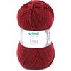 Grundl Gründl Lisa Premium Uni Filato, Acrylic, Bordeaux, 50 g