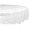 DII Home Essentials 100% poliestere., Poliestere, Pizzo floreale, 63 Round