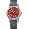 ADDIESDIVE 36 MM Orologi Militare Uomo Automatico NH35A Orologi per lo sport all'aperto 200 M Resistente Quadrante Rosso