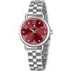 SAPPHERO orologio da donna al quarzo con bracciale in acciaio inossidabile con cassa da 26 mm e decorazione in cristallo - Disponibile in vari colori