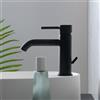Fortis Brera Medium rubinetto lavabo, 7821100MB, Brera nero opaco [Rubinetteria Bagno > Rubinetteria Lavabo]