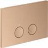 AXOR FlushPlate placca di scarico per Geberit Sigma, 42530300, FlushPlate [Placche di Scarico > Placche di Scarico per WC]