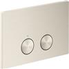 AXOR FlushPlate placca di scarico per Geberit Sigma, 42530800, FlushPlate [Placche di Scarico > Placche di Scarico per WC]