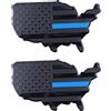 Generic Adesivo per auto con bandiera degli Stati Uniti d'America, per auto, carrozzeria, decorazione da parete, colore: nero