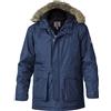 D555 Duke - Giacca da uomo Kingsize Lovett Parka Style Marina Militare XXXXXXXL