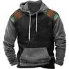 Generic Maglione da lavoro da uomo - Felpa con cappuccio da uomo casual con cappuccio autunno inverno a maniche lunghe pullover a buon mercato antivento militare felpa con cappuccio, b, L
